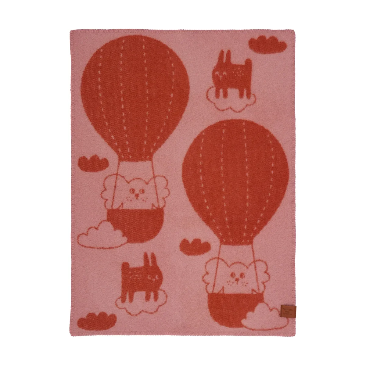 Balloon Barnfilt Wool Pink - Bild 2