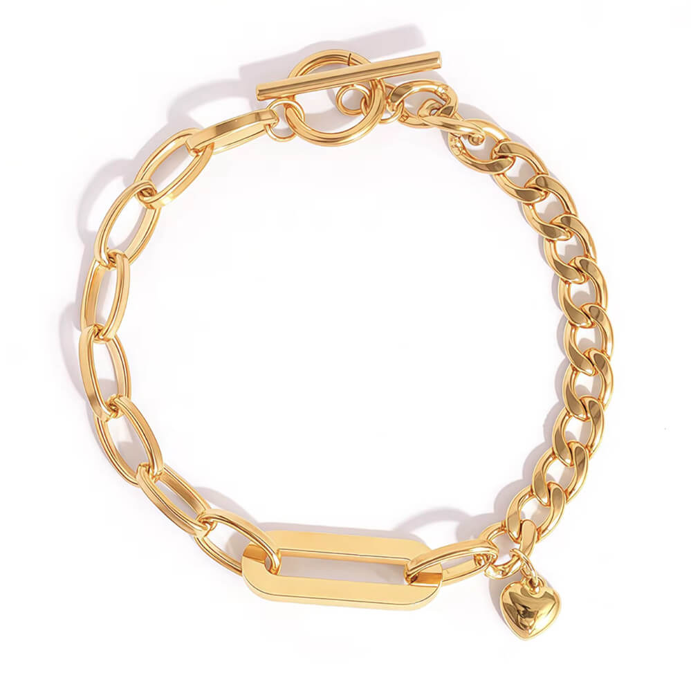 Armband med hjärthäng - Bild 2