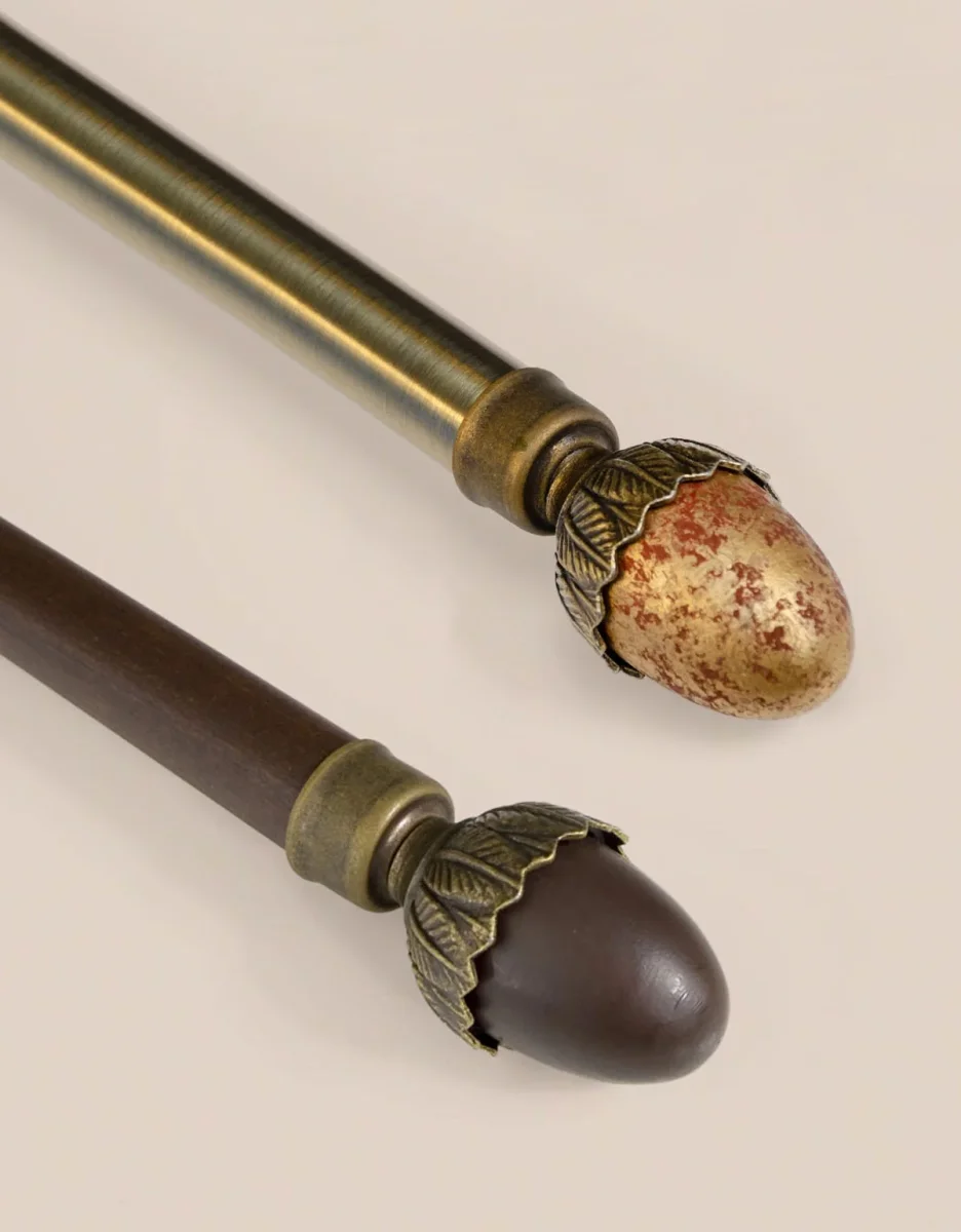 Ändknopp Bordeaux för 28 mm stång, flera färger