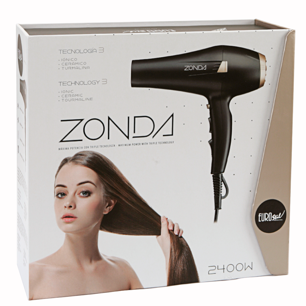 Eurostil hårtork ZONDA golden 2400W